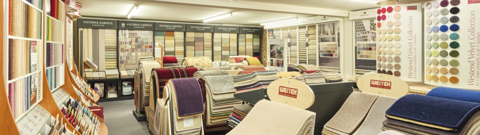 m-m carpet showroom banner